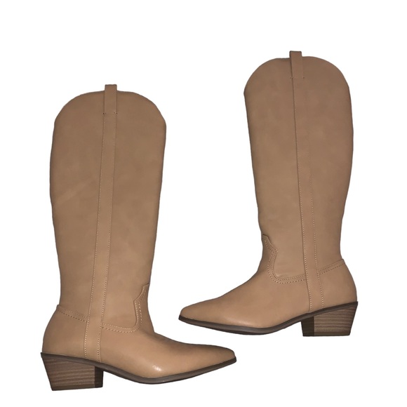 Universal Thread Size 7 Knee High Light Brown Boots - Picture 7 of 9